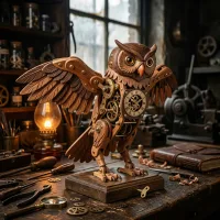 El Oyumu Ahşap Otomat & Kurmalı Mekanizma Sanatı