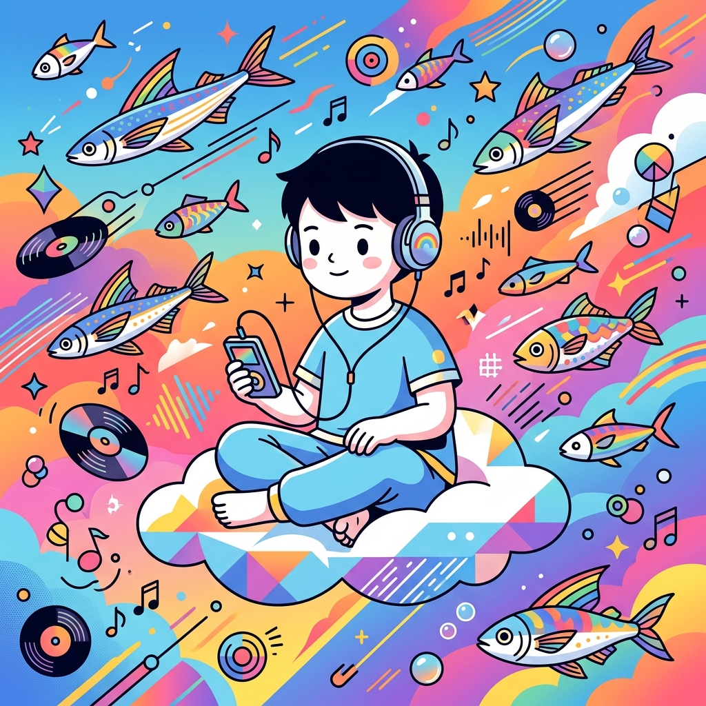 Gen Z Müzik Tanrısı - Uçan Balıklar & Pop-Art